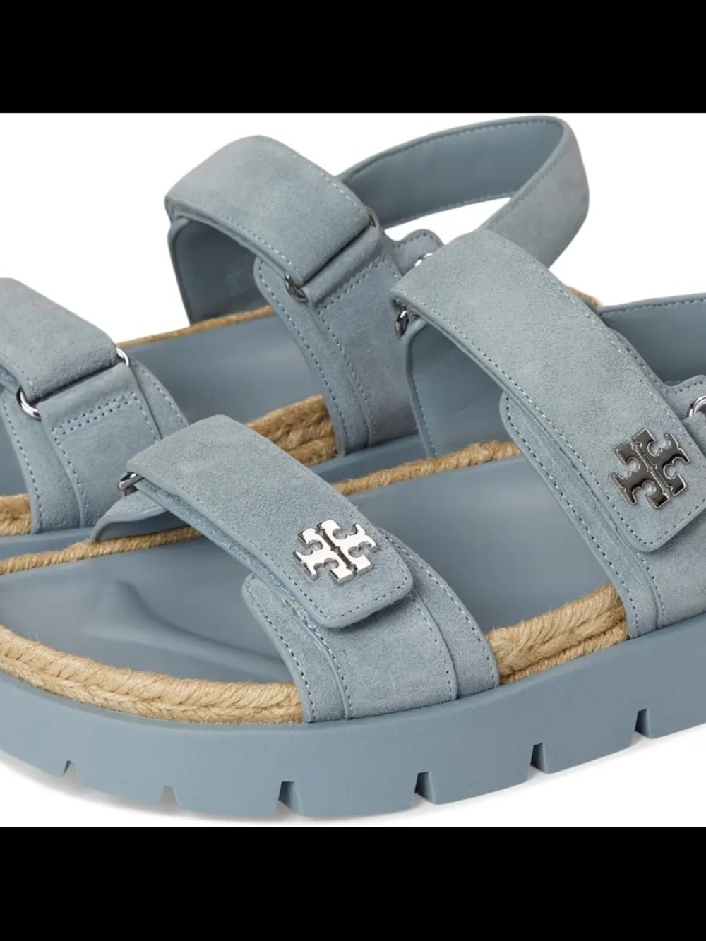 NIB Tory Burch KIRA Rope Sport Sandals  BLUE